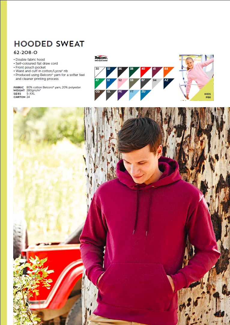 mikina kapuce bez zipu