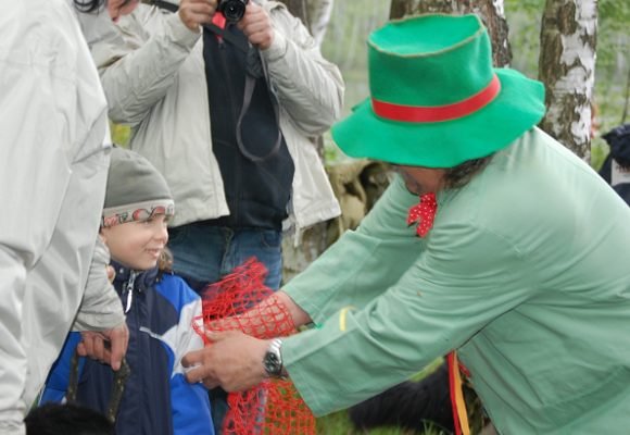 Vodník straší děti